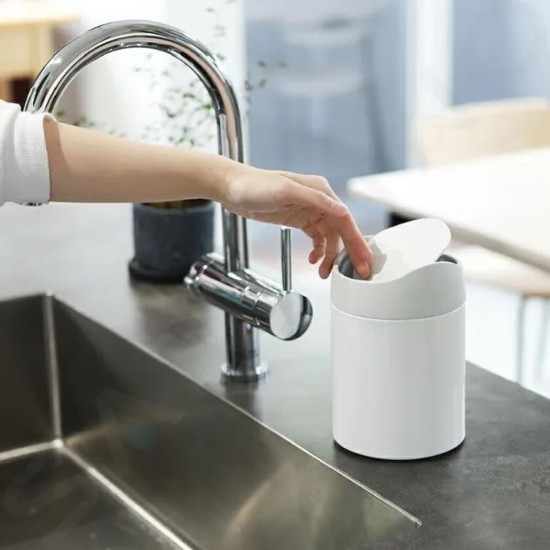 פח שולחני לבן 1.5 ל'