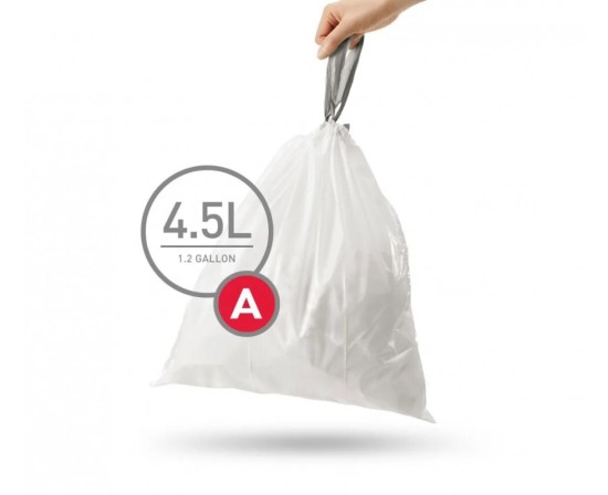  30 שקיות מסוג A לפח 4.5 ל'