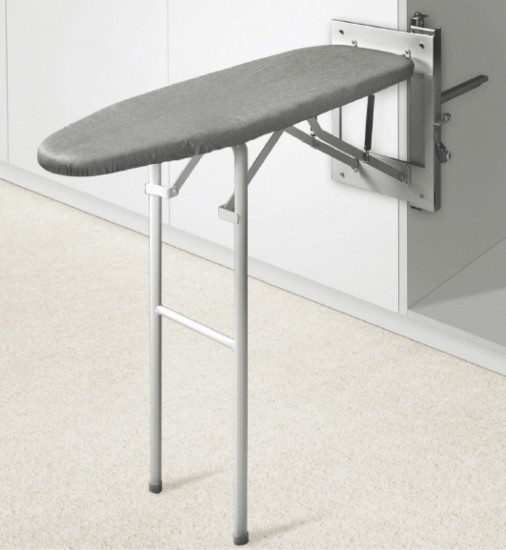 שולחן גיהוץ נשלף על רגל 450 ממ עומק