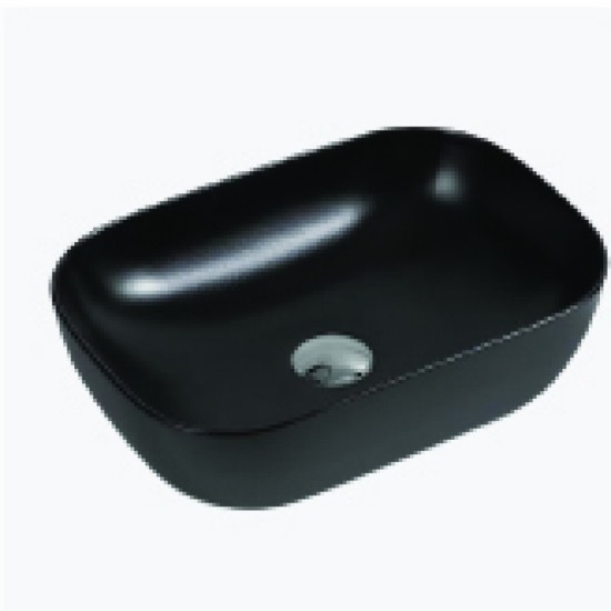 מלבני עמוק שחור 50 על 39.5 על 14.5