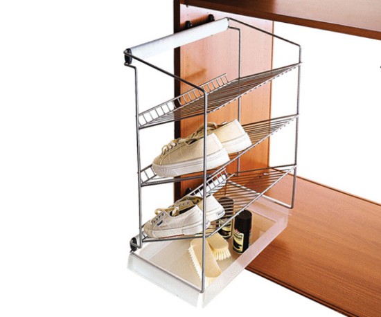 מתקן נשלף נעליים 3 קומות ע 504 ממ ר 306ממ ג 789ממ