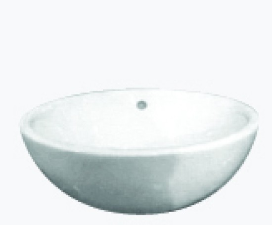 עגול אובלי לבן 39.5 על39.5 על 15.5 