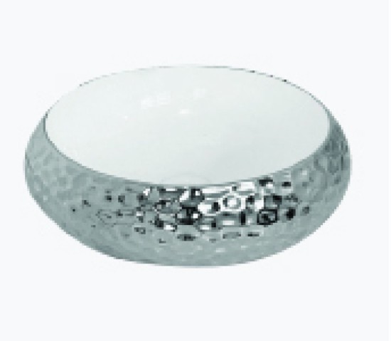 עגול קעור כסף 40 על 40 על 13