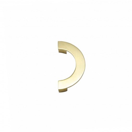 חצי עיגול בהיר פליז 