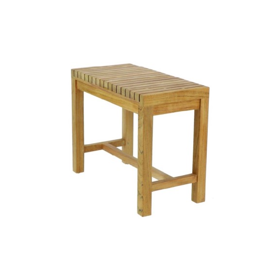 כסא טיק לישיבה במקלחת עמיד במים א 50 ע 25 ג 40סמ רק לאתר