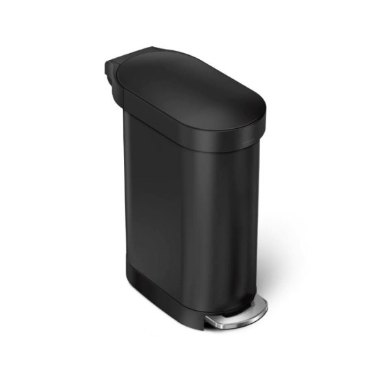 פח צר שחור 45 ליטר 