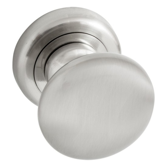 1 זוג כפתורי הזזה מוברש עם רוזטות מפתח 