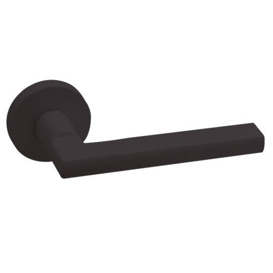 ידית קו ישר שחור רוזטות מפתח 