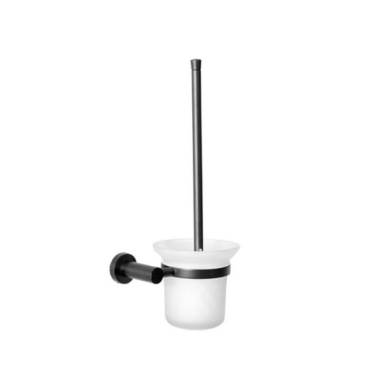 מחזיק מברשת אסלה קלאסי שחור