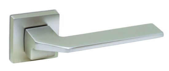 זוג ידית דלת דומי דקה נירוסטה או שחור מפתח