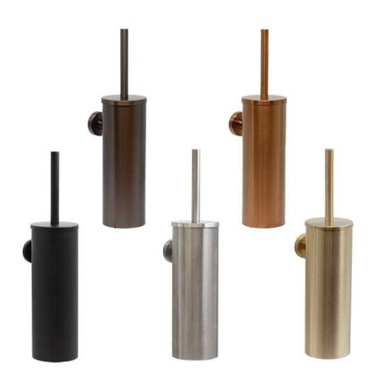 מברשת אסלה קלאסי קיר ניקל מבריק שחור זהב מט רוז גולד ניקל מט מוברש לבחירה תליה נוחה לקיר