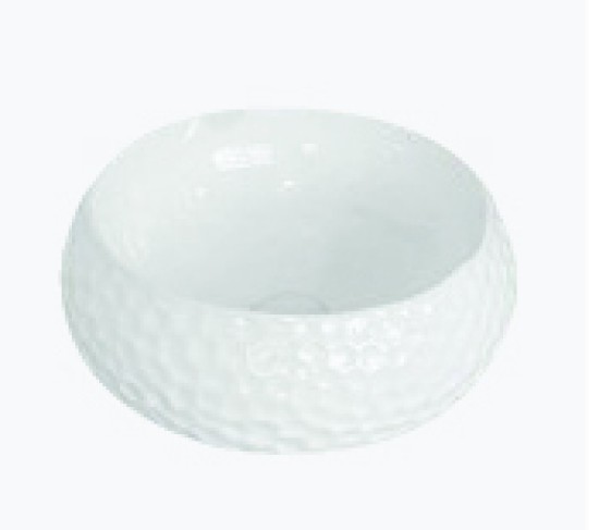 עגול לבן מעוצב 40 על 40 על 13