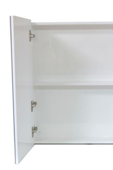 ארונית מראה לבן 2 דלתות רוחב 60 או 80ע 12 ג 72 
