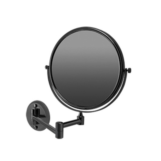 מראה קיר מגדילה פי 5 ד שחור 