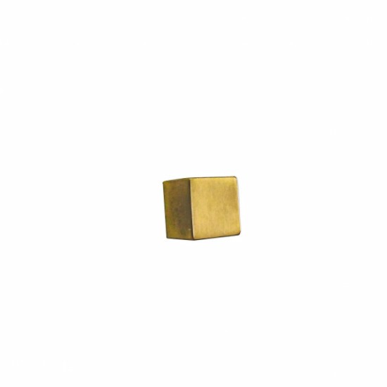 כפתור פליז מרובע 2.5 על 2.5 
