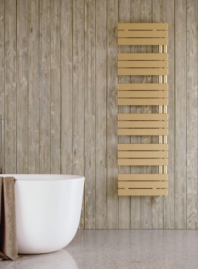 מייבש מגבות איטלקי לזריני אלבה זהב מט החל מ85 על 50 300 וואט 