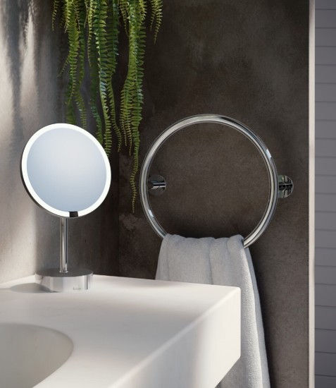 מייבש מגבות סירקל קוטר 50 ניקל אפשרות לעוד גימורים 