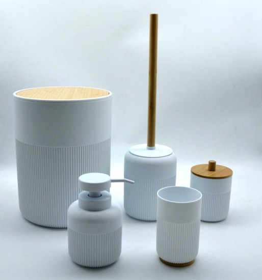 מחיר לסט איכותי מונח לאמבטיה כולל 5 פריטים