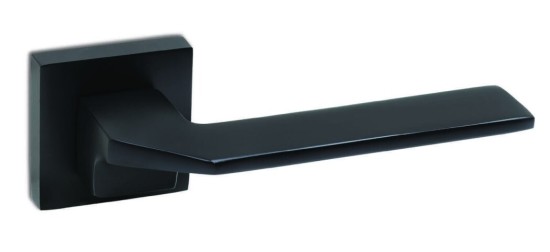 זוג ידית דלת דומי דקה נירוסטה או שחור מפתח