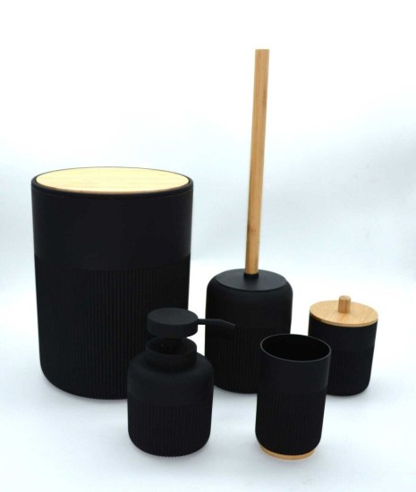 מחיר לסט איכותי מונח לאמבטיה כולל 5 פריטים